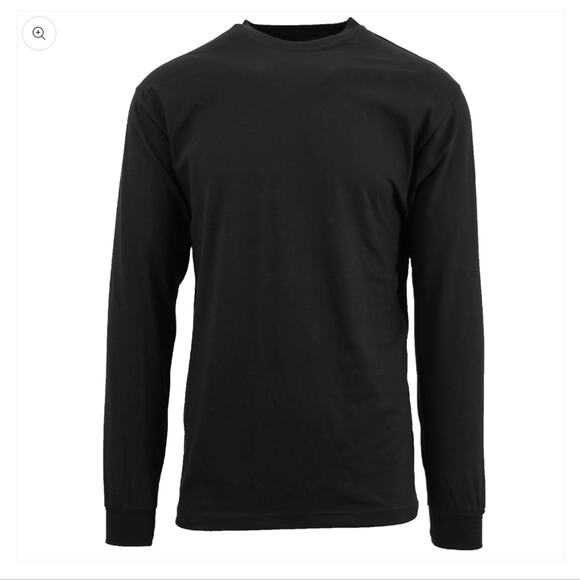 4 MEN'S LONG SLEEVE CREW NECK SHIRTS 3XL LIGHTWEIGHT "GALAXY BY HARVIC" - Picture 3 of 6